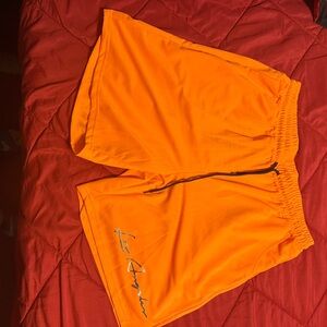 NFINITY Bright Orange Men's Athletic Shorts